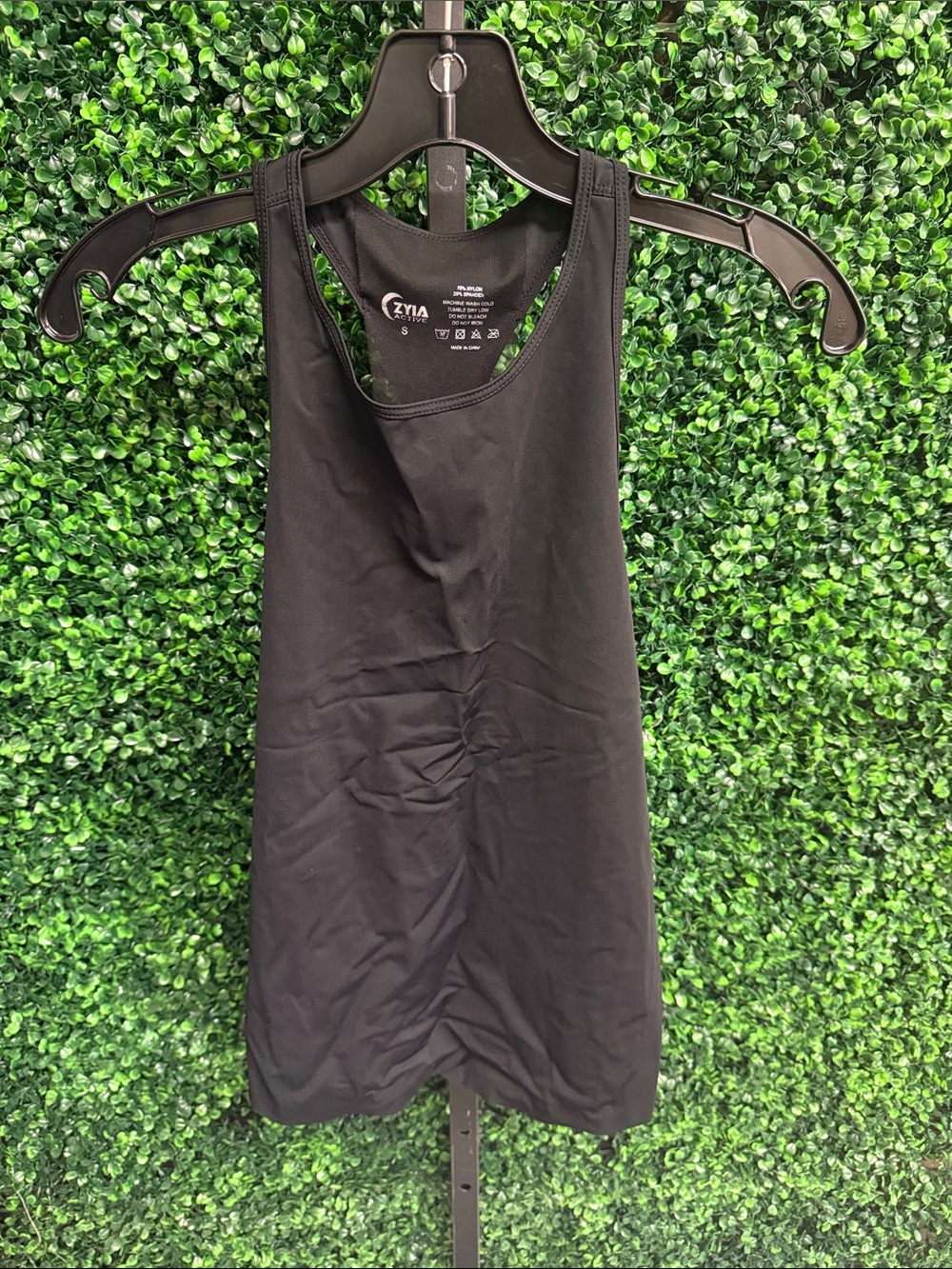 ZYIA Black Racerback Performance Tank
